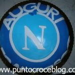 Torta compleanno in Pasta di Zucchero Napoli Calcio