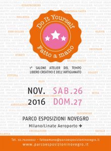 Fiere eventi ricamo FATTO A MANO NOVEGRO NOVEMBRE 2016